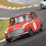 Een Mini 1100 Special rijdend over een race parcours