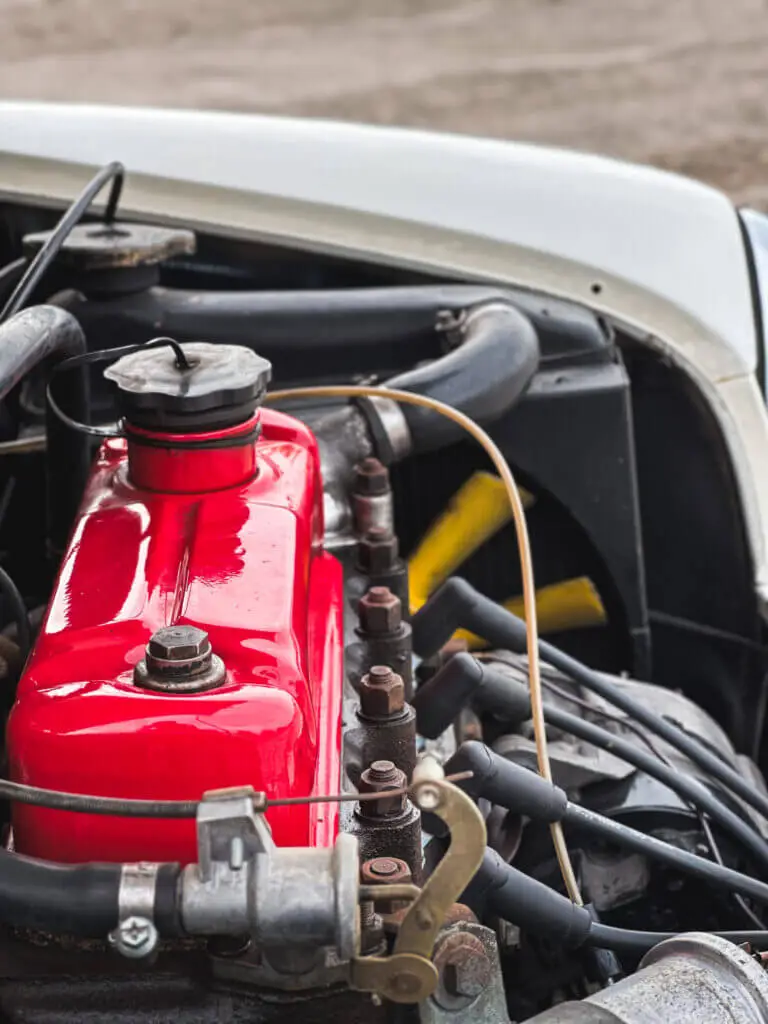 mini 1001 engine with red head