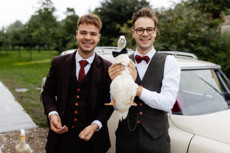 tom en Renk van Koevorden, owners of brooks motors mini classic dealer