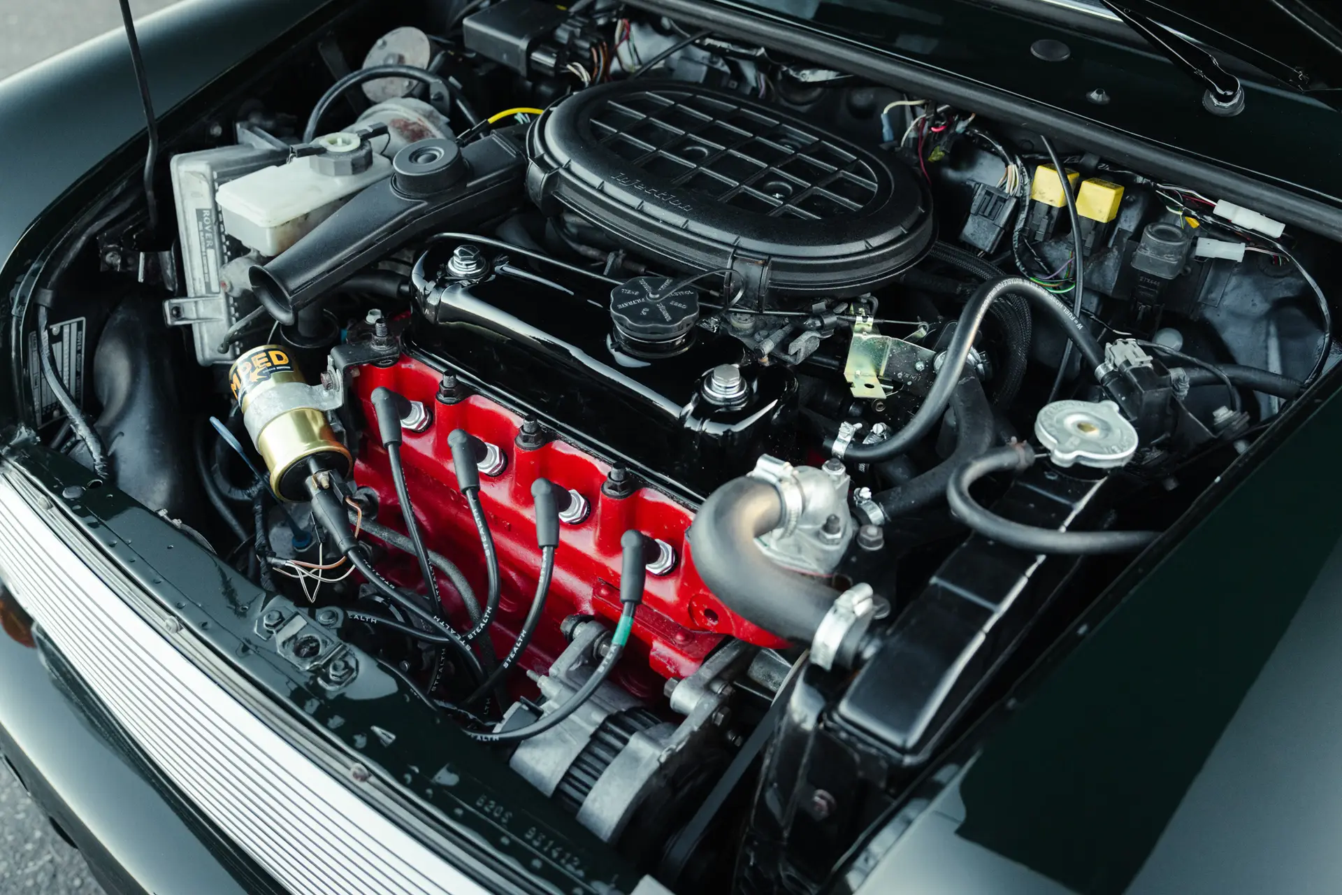 mini classic SPi automatic engine bay